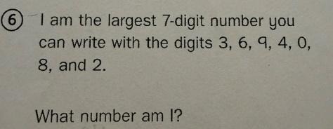This image shows the file the student uploaded to Learning Coach. It is a photo of a math riddle.